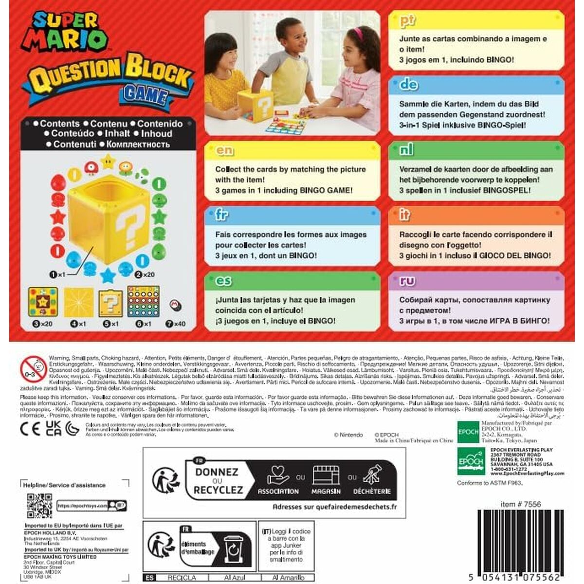 Joc de Masă EPOCH D'ENFANCE Super Mario