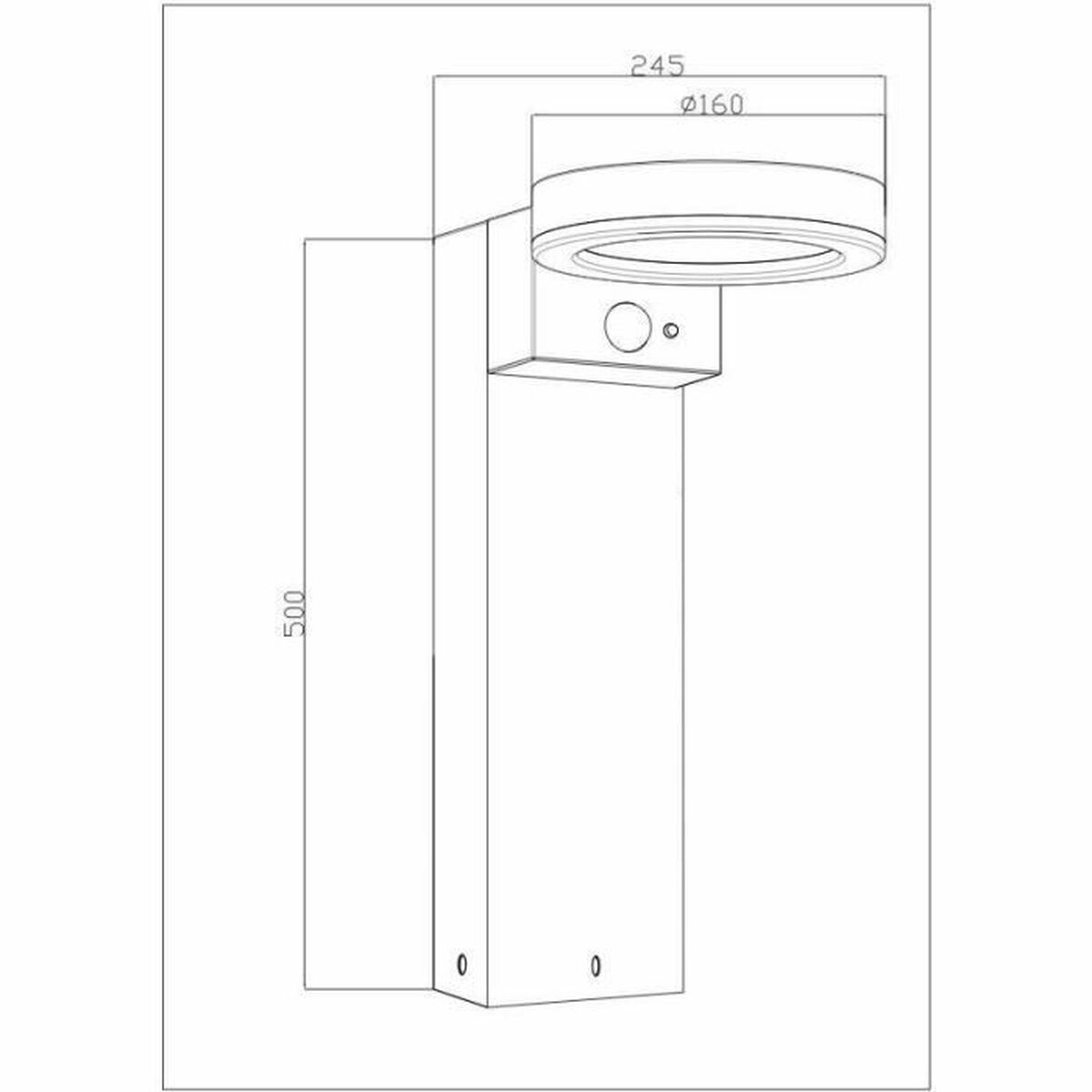 Lampă solară Galix G4590B Argintiu 1000 Lm