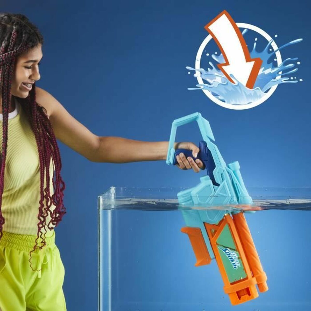 Pistol cu Apă Hasbro Super Soaker Mega Dunk-Fill 1 L