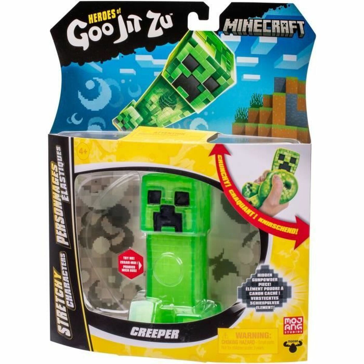 Figura îmbinată Goo Jit Zu Creeper de Minecraft