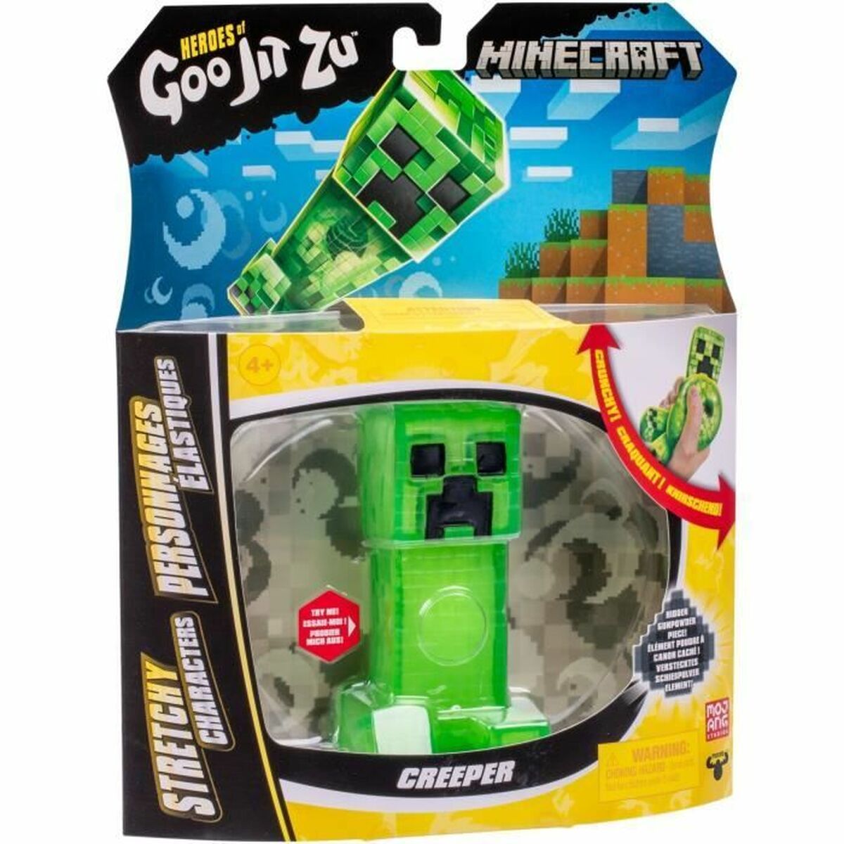 Figura îmbinată Goo Jit Zu Creeper de Minecraft
