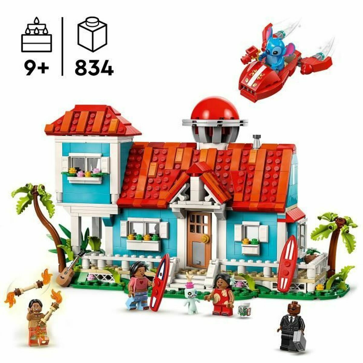 Set de Construcție Lego Disney Lilo & Stitch 43268 834 Piese