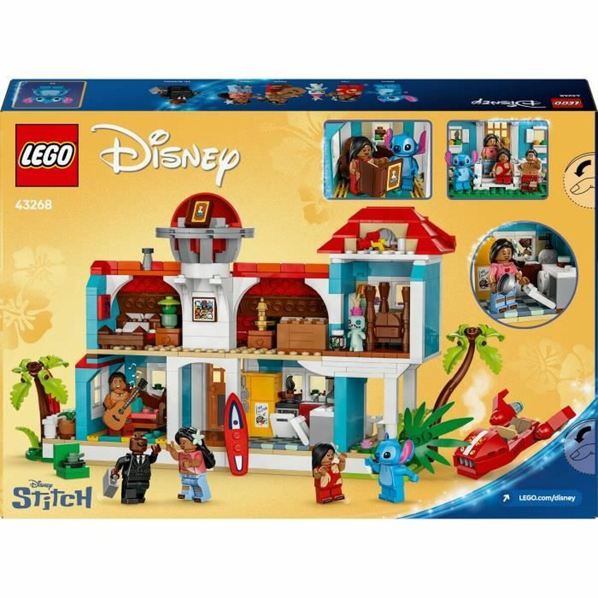 Set de Construcție Lego Disney Lilo & Stitch 43268 834 Piese