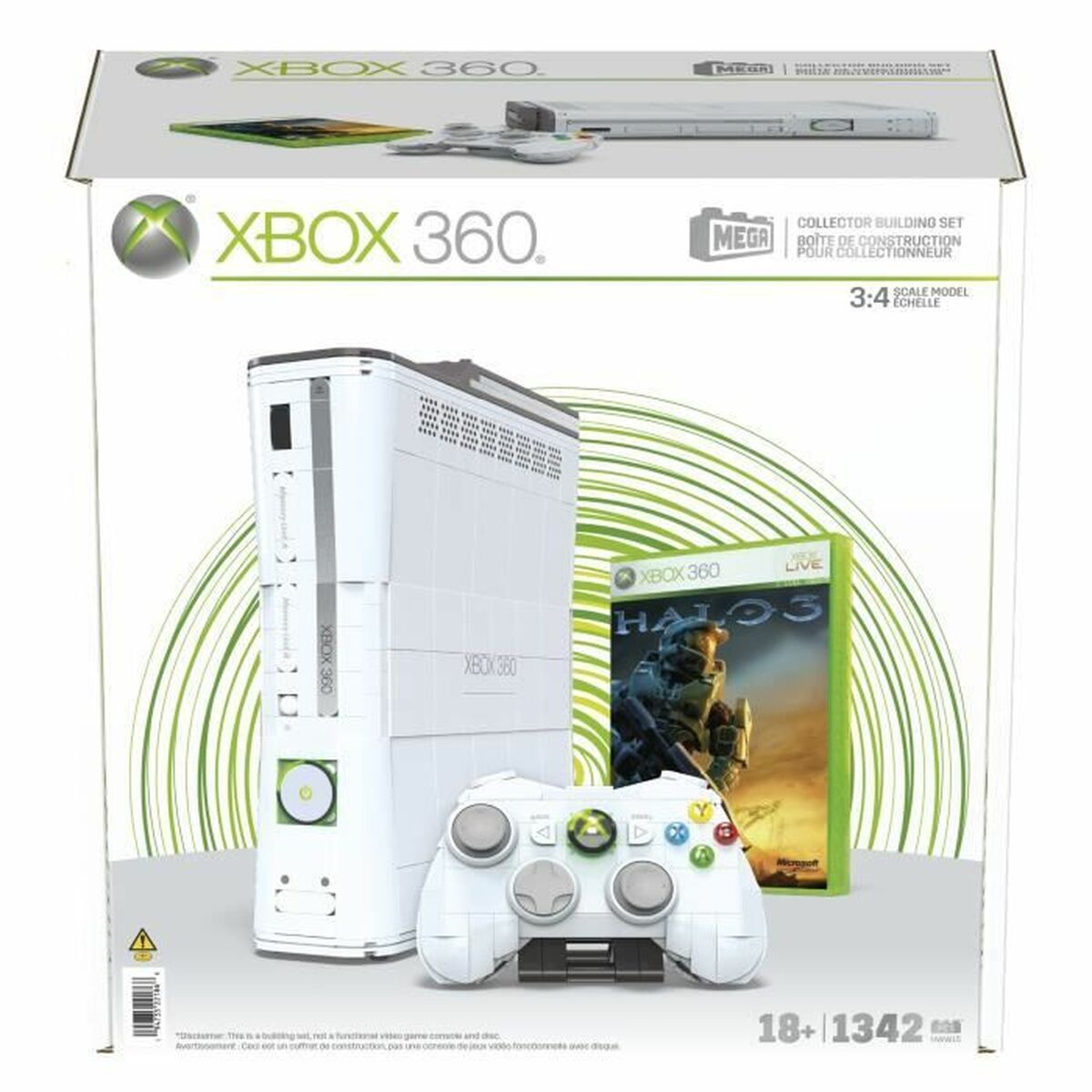 Set de Construcție MEGA BRANDS Xbox 360 1342 Piese