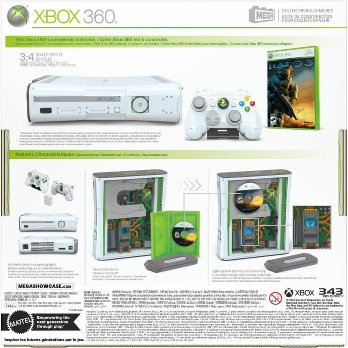 Set de Construcție MEGA BRANDS Xbox 360 1342 Piese