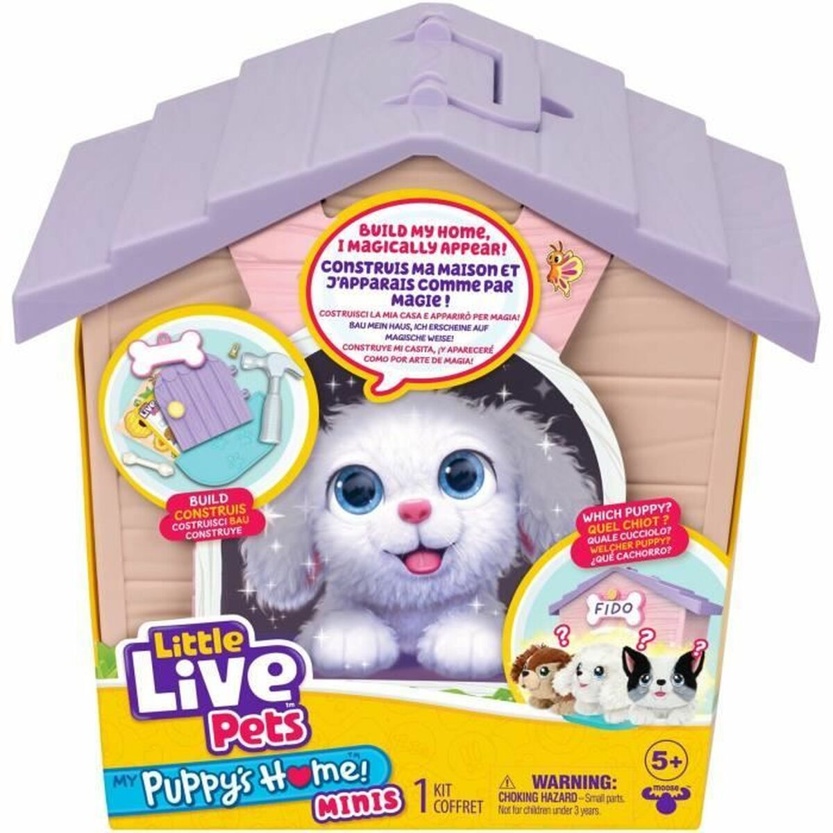 Jucărie de Pluș Little Live Pets Surprise Niche Roz Flauș Broască Câine