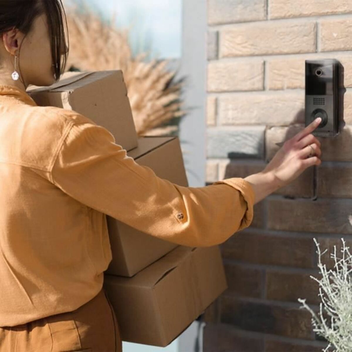 Interfon Video Inteligent SCS SENTINEL VisioWifi Negru noir