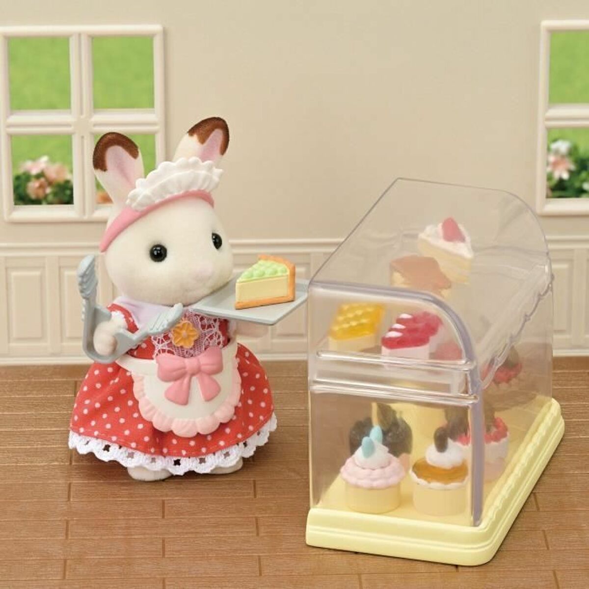 Figura îmbinată Sylvanian Families La caja de pasteles Pastry Chef