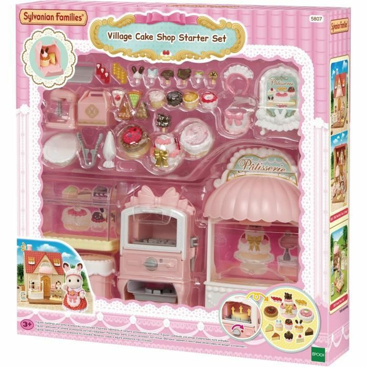 Figura îmbinată Sylvanian Families La caja de pasteles Pastry Chef