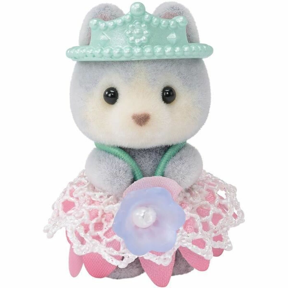Figura îmbinată Sylvanian Families Princesas con vestidos de flores Prințesă