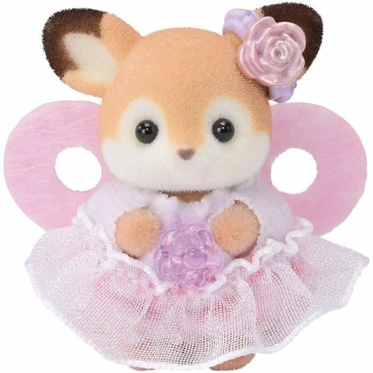 Figura îmbinată Sylvanian Families Princesas con vestidos de flores Prințesă