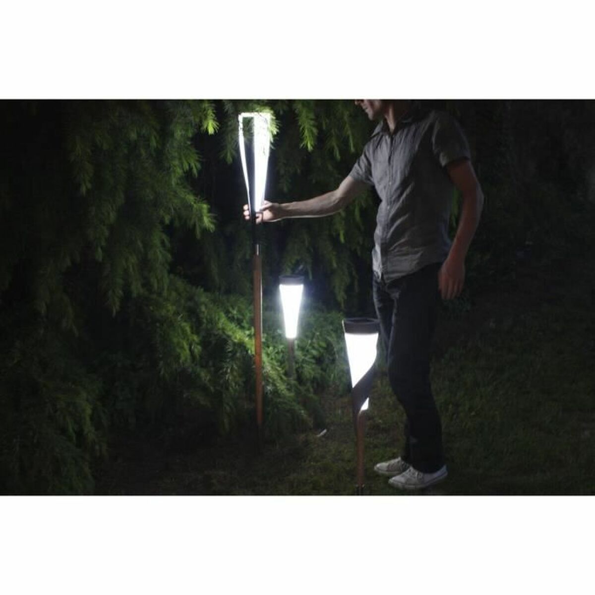 Lampă solară Solar epi Alb