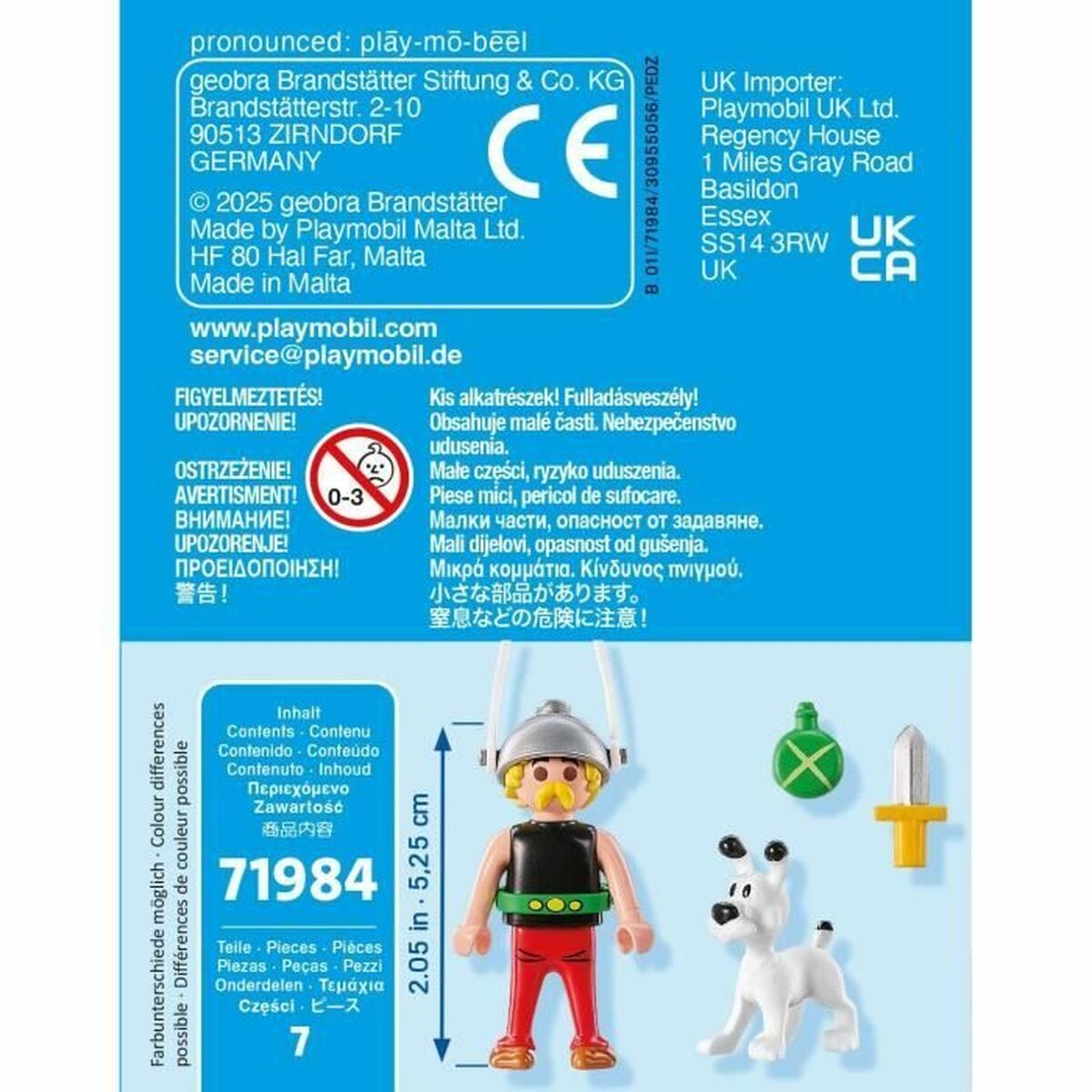 Playset Playmobil 71984 Astérix 7 Piese