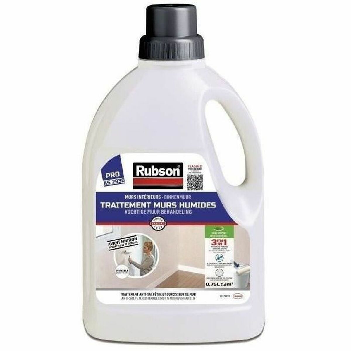Vopsea de Grund Rubson Alb 750 ml Mat