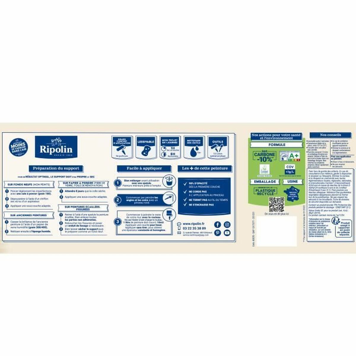 Vopsea de Grund Ripolin Bej Finisaj satinat 2,5 L