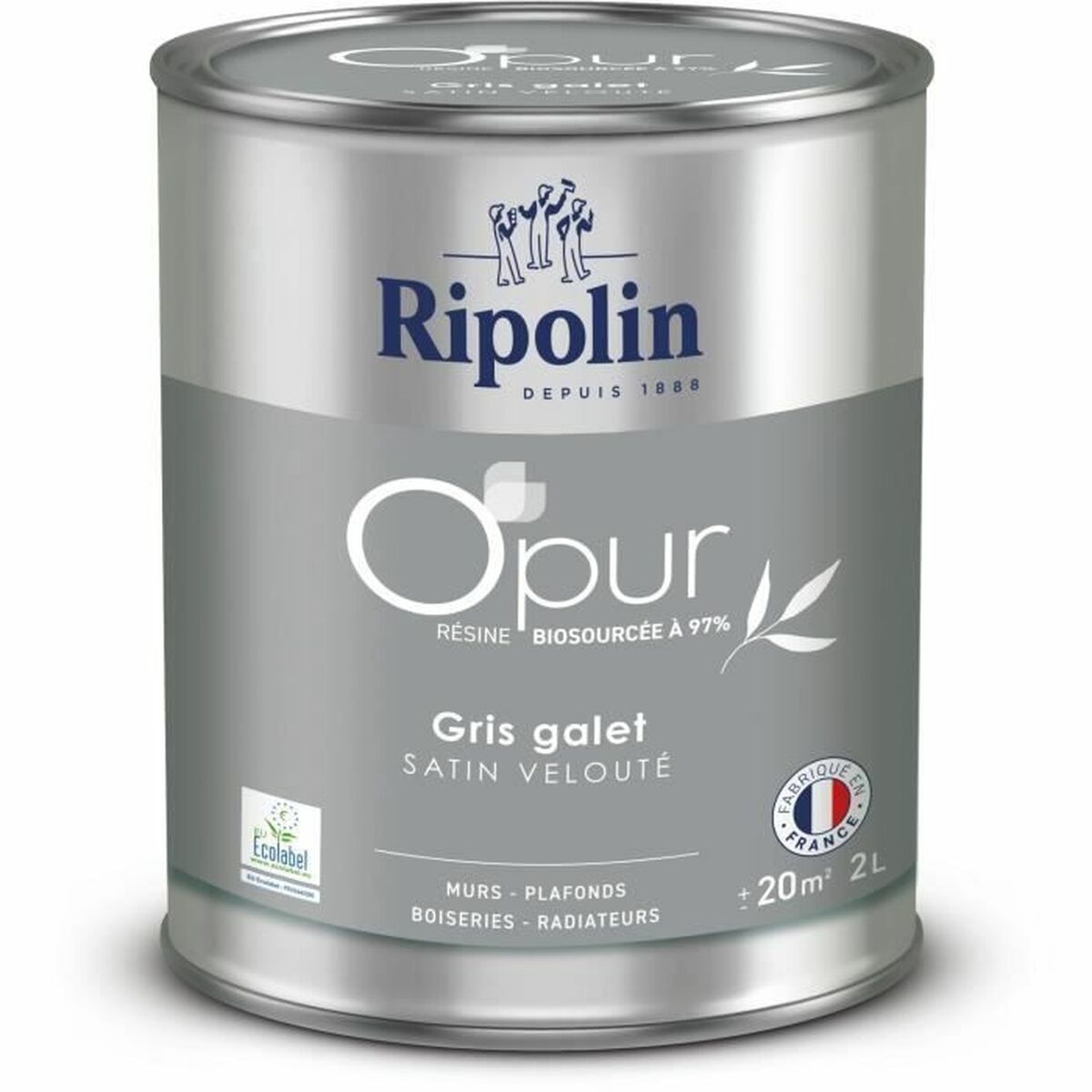 Vopsea de Grund Ripolin Gri Finisaj satinat 2 L