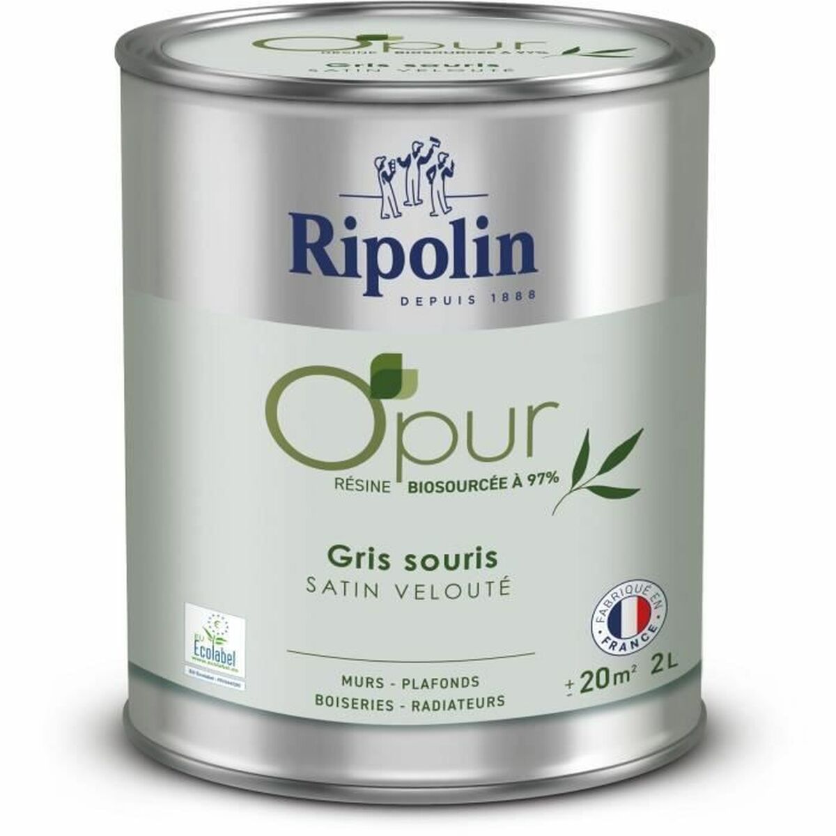Vopsea de Grund Ripolin Gri Finisaj satinat 2 L