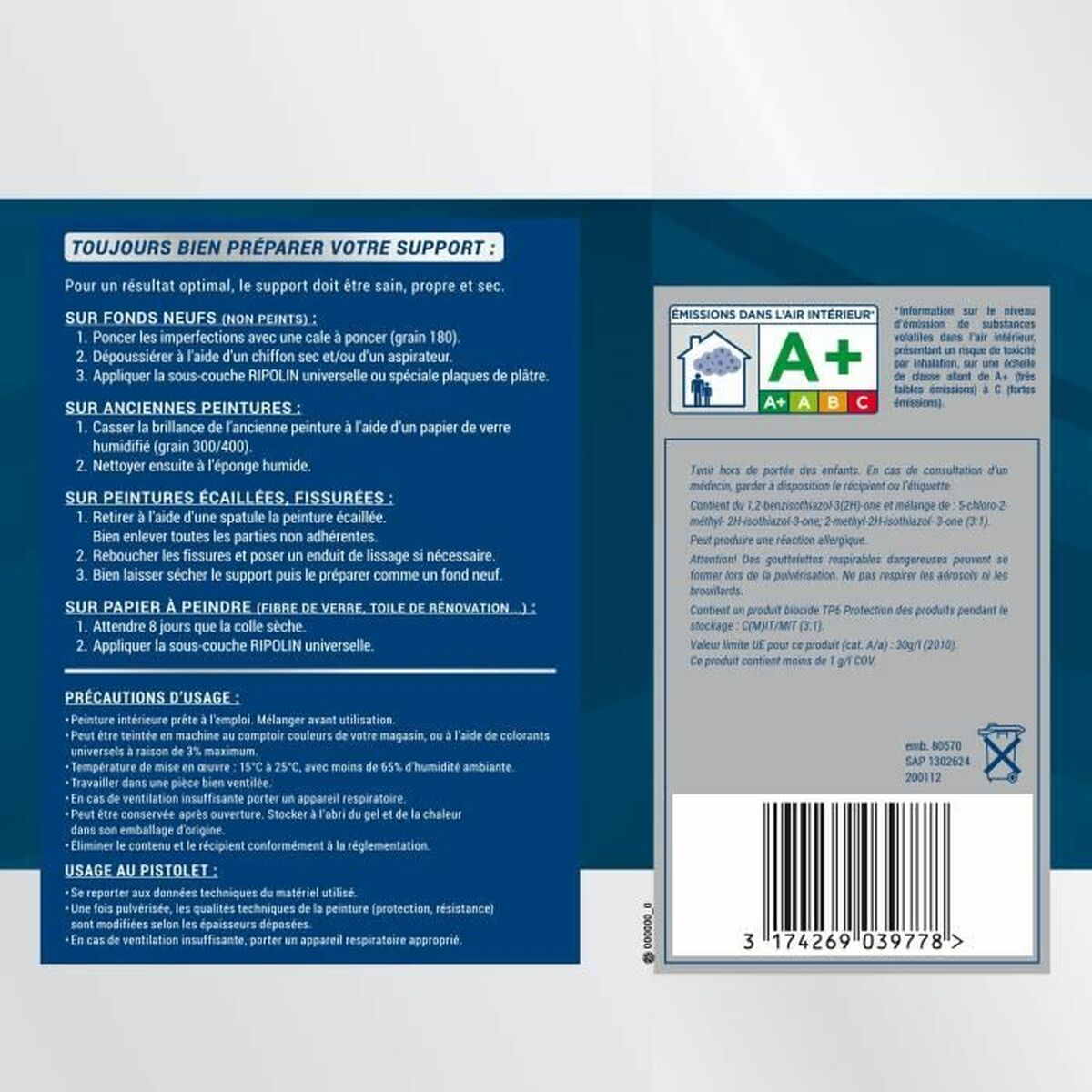 Vopsea de Grund Ripolin Alb Mat 10 L