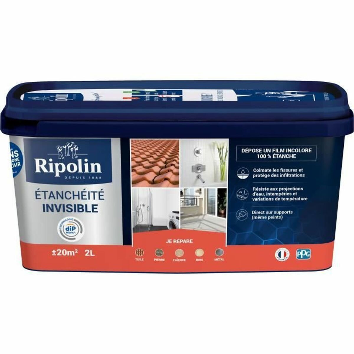 Vopsea de Grund Ripolin Transparent 2 L