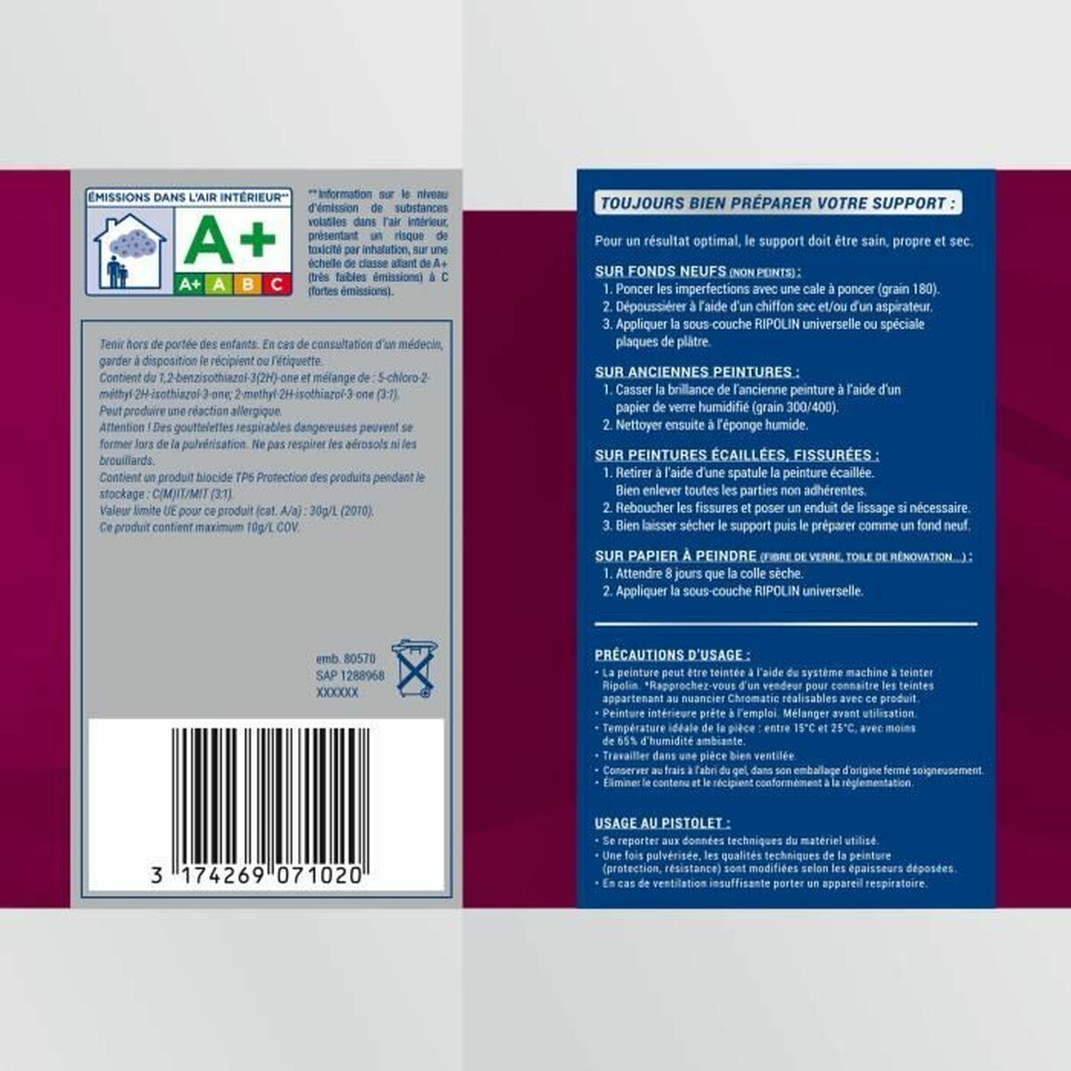 Vopsea de Grund Ripolin Alb 5 L Mat