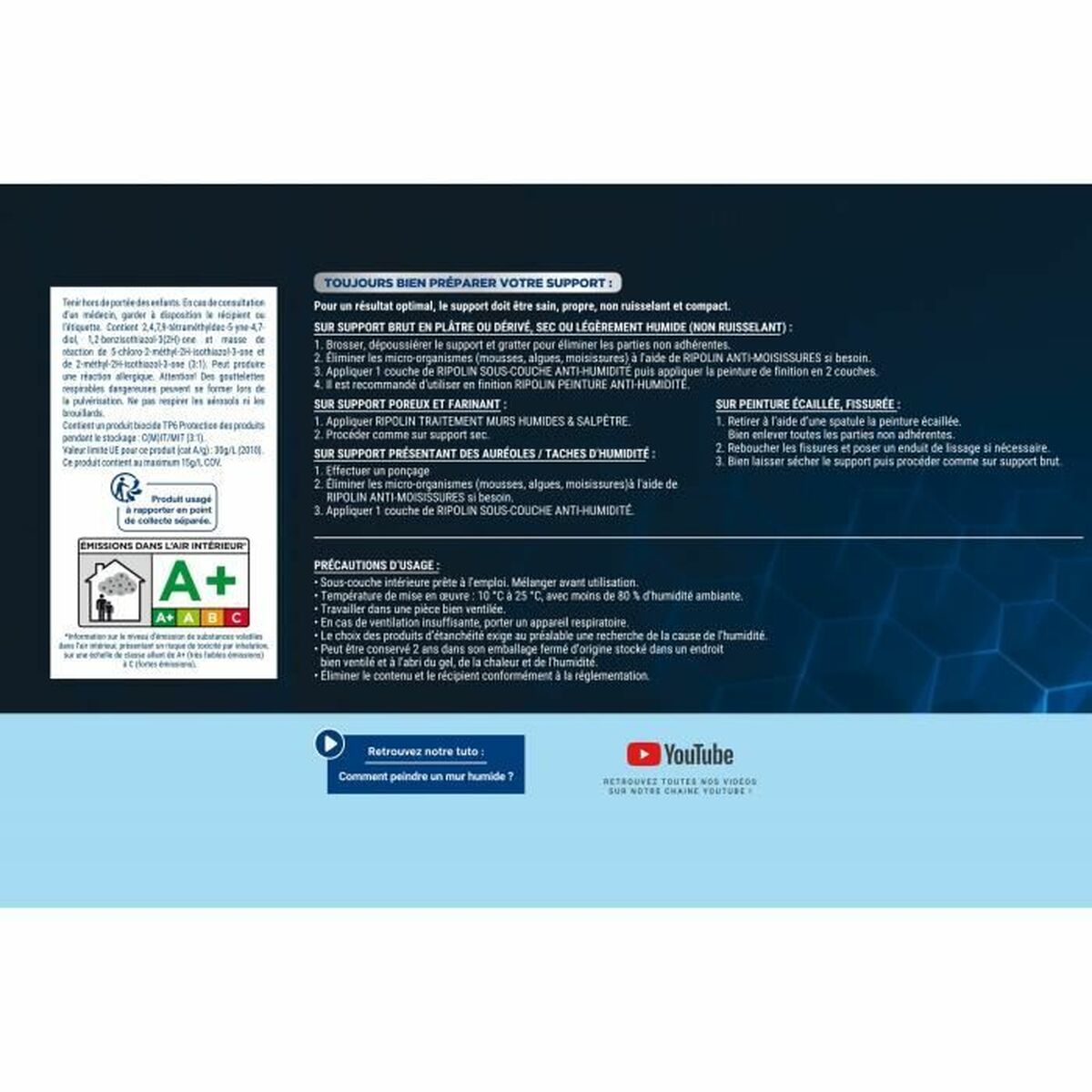 Vopsea de Grund Ripolin Alb Mat 2,5 L