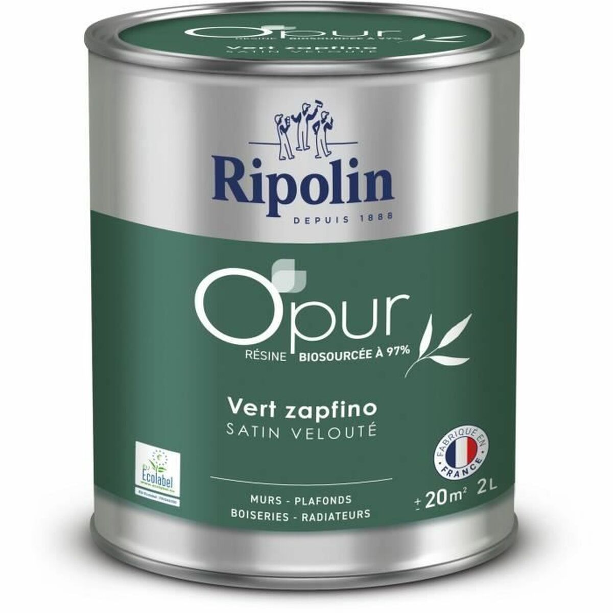 Vopsea de Grund Ripolin 472187 Vert Finisaj satinat 2 L