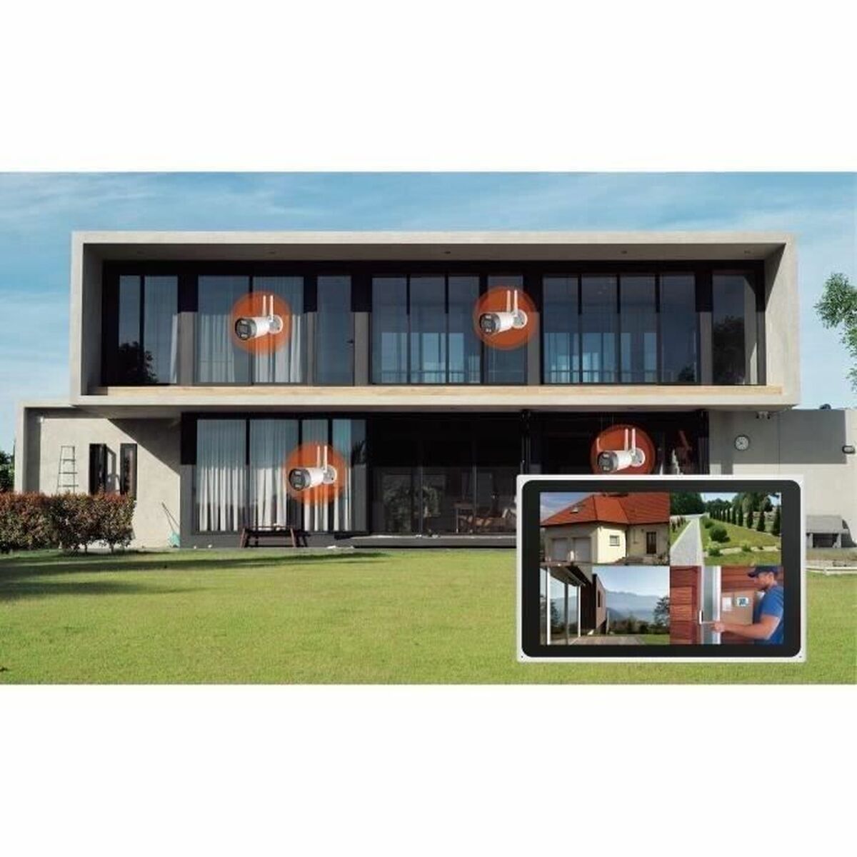 Cameră Video de Supraveghere LINK2HOME  2 Unități