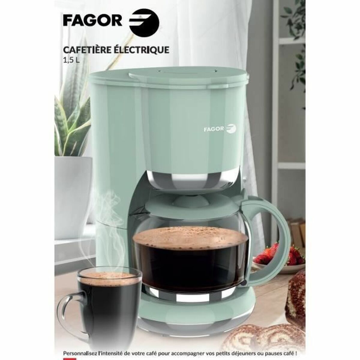 Cafetieră cu Filtru Fagor FG1560 1,5 L 12 Hrníčky