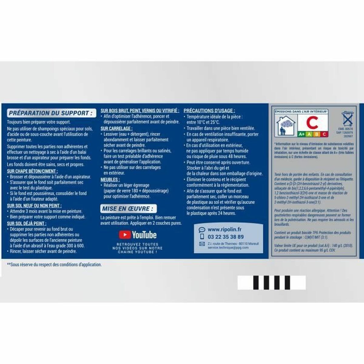 Tablou Ripolin Alb 2,5 L