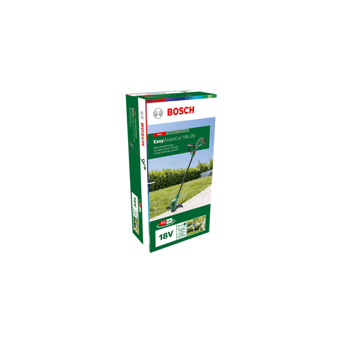 Foarfece de tăiat margini BOSCH EasyGrassCut 18V-26 2 Ah