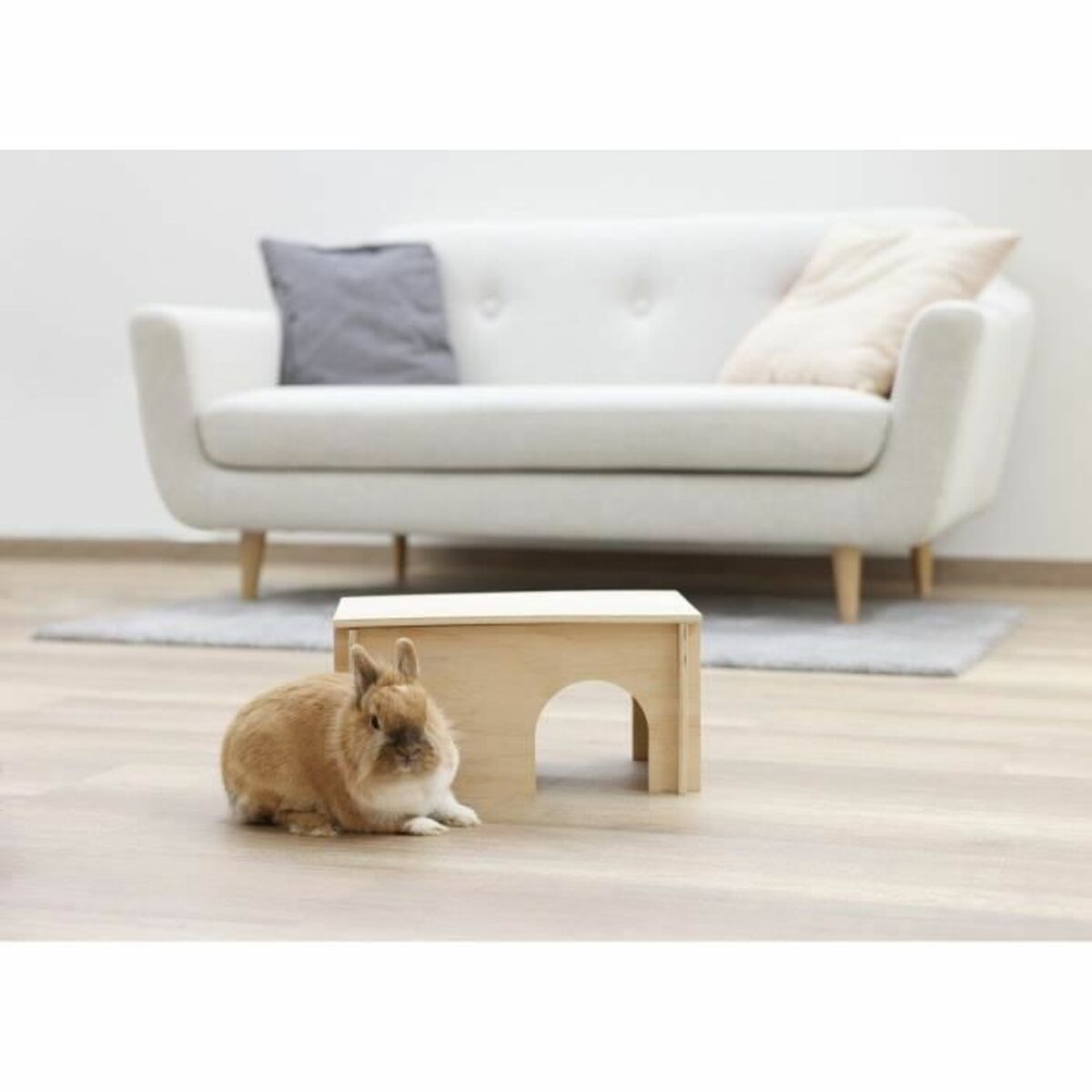 Casă pentru rozătoare Kerbl Bej Lemn