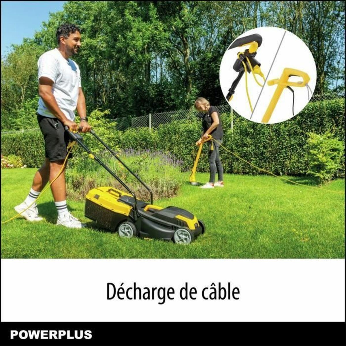 Mașină electrică de tuns iarba Powerplus POWXG62205T 1300 W 220-240 V 32 cm 32 L