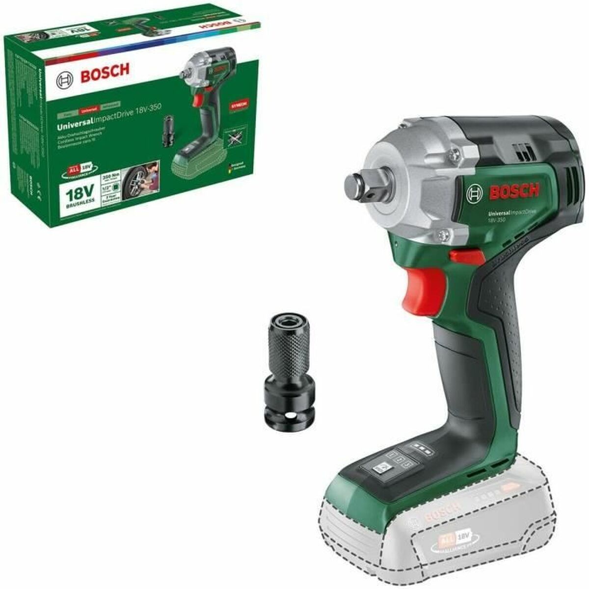 Șurubelniță electrică BOSCH UniversalImpactDrive 18V-350 350 W