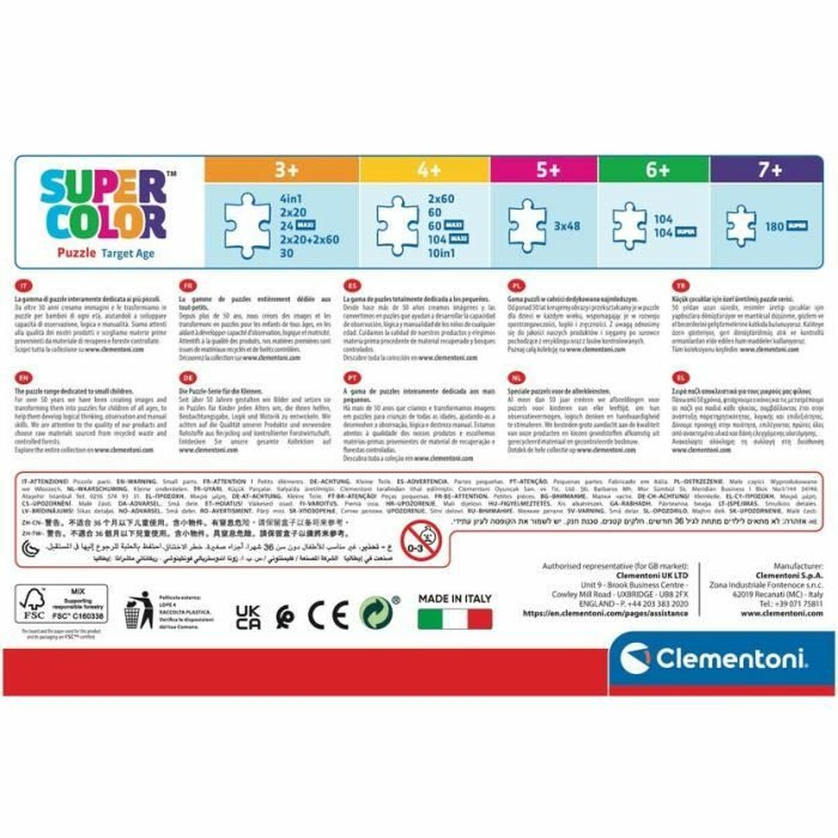 Puzzle Clementoni Stitch 2 Piese (2 Unități)