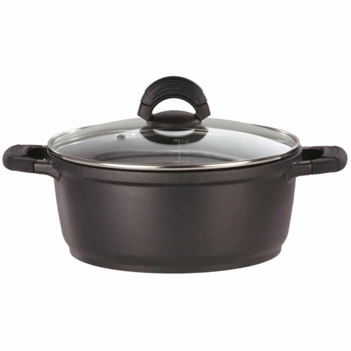 Caserolă GSW 30 x 16 x 33 cm Negru Ø 28 cm