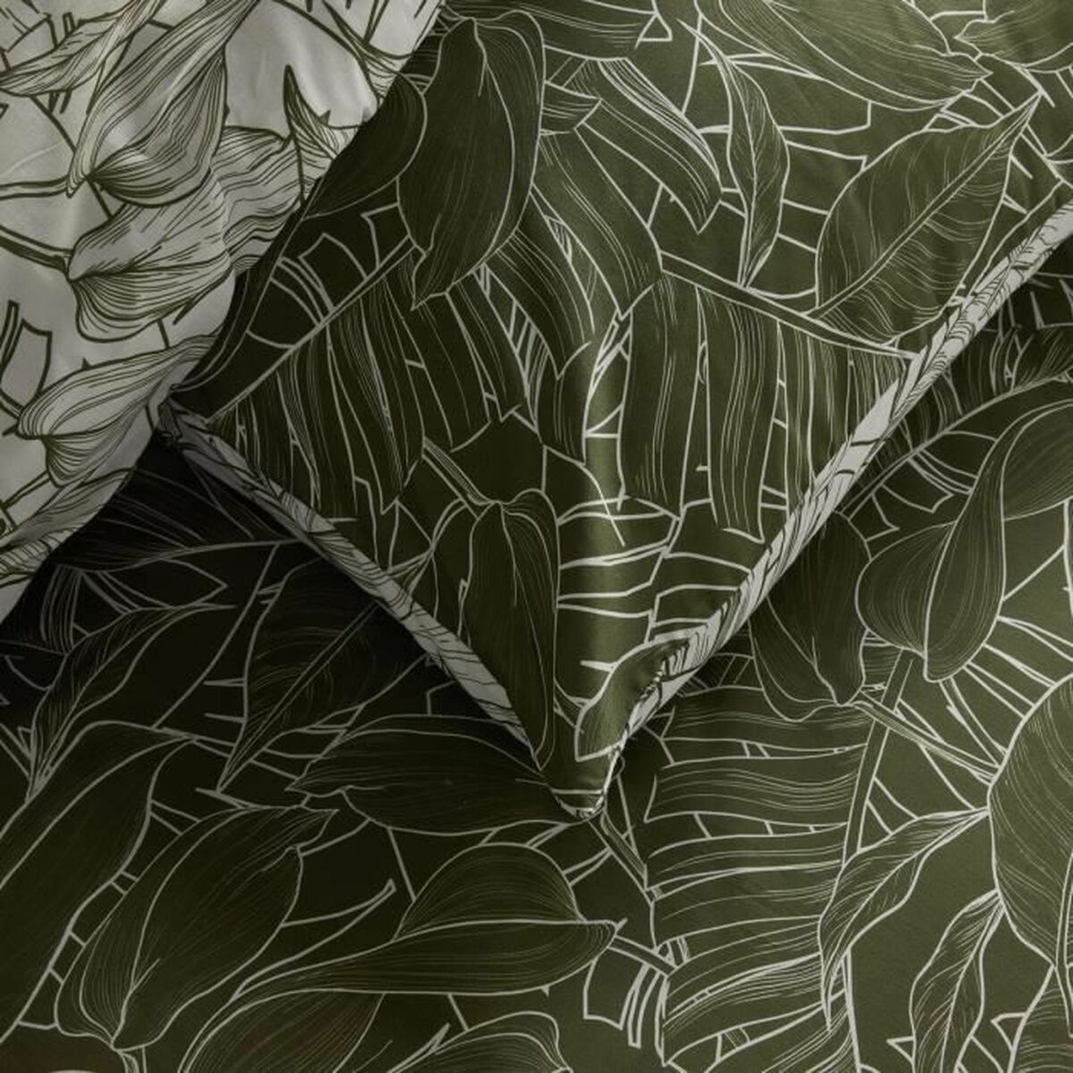 Set husă de pătură TODAY Verde Vert Pat 180/200 2 Piese