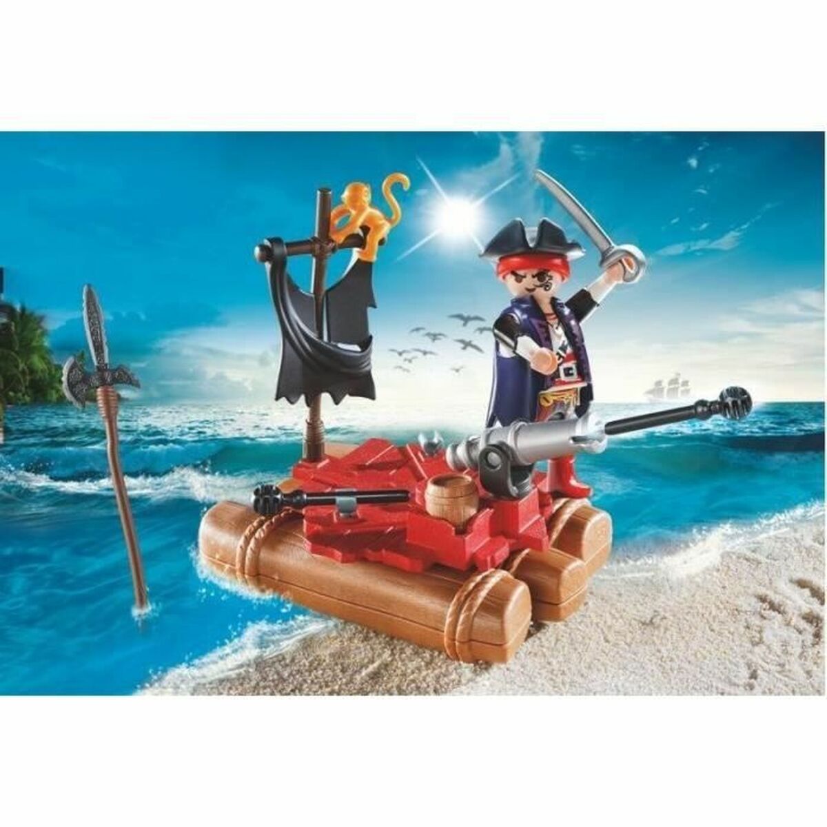 Playset Playmobil Maleta Pirata 22 Piese