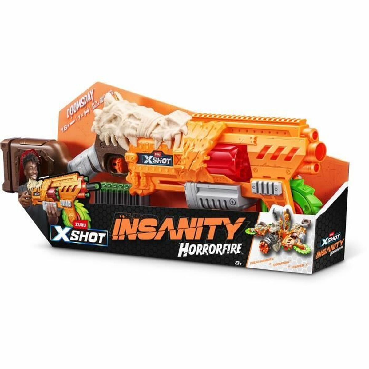 Pistol cu Săgeți Zuru X-SHOT Horrorfire Doomsday