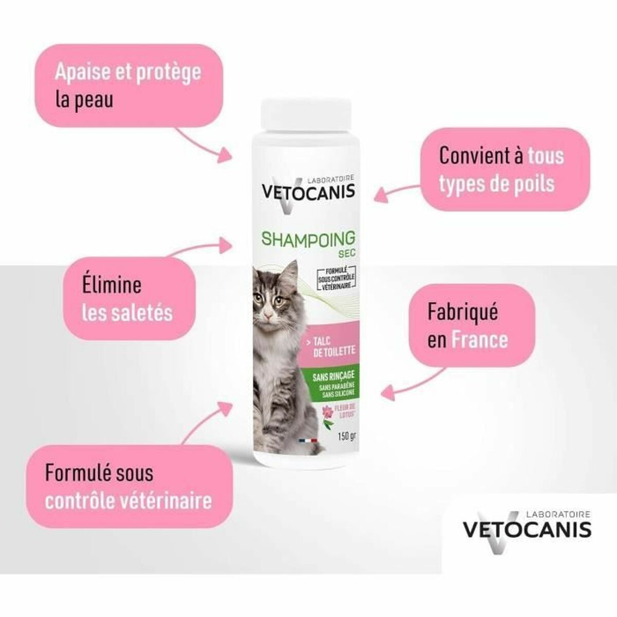 Șampon pentru animale de companie Vetocanis