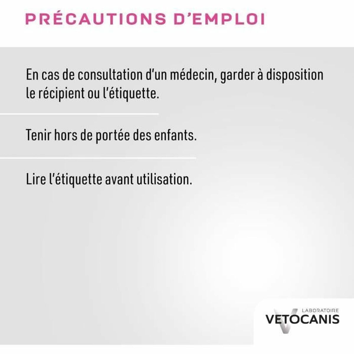 Șampon pentru animale de companie Vetocanis