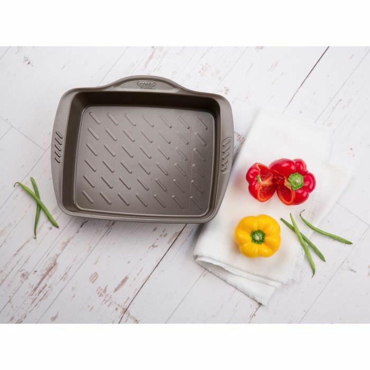 Tavă pentru Cuptor Pyrex Maro Negru Metal