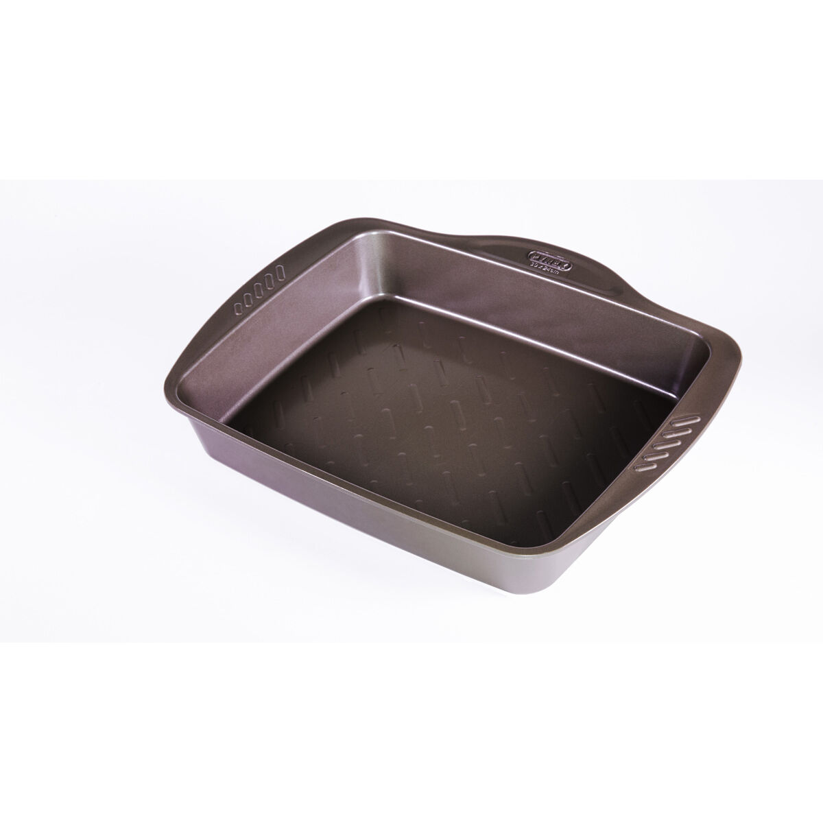 Tavă pentru Cuptor Anti-lipire Pyrex Maro Negru Metal Oțel