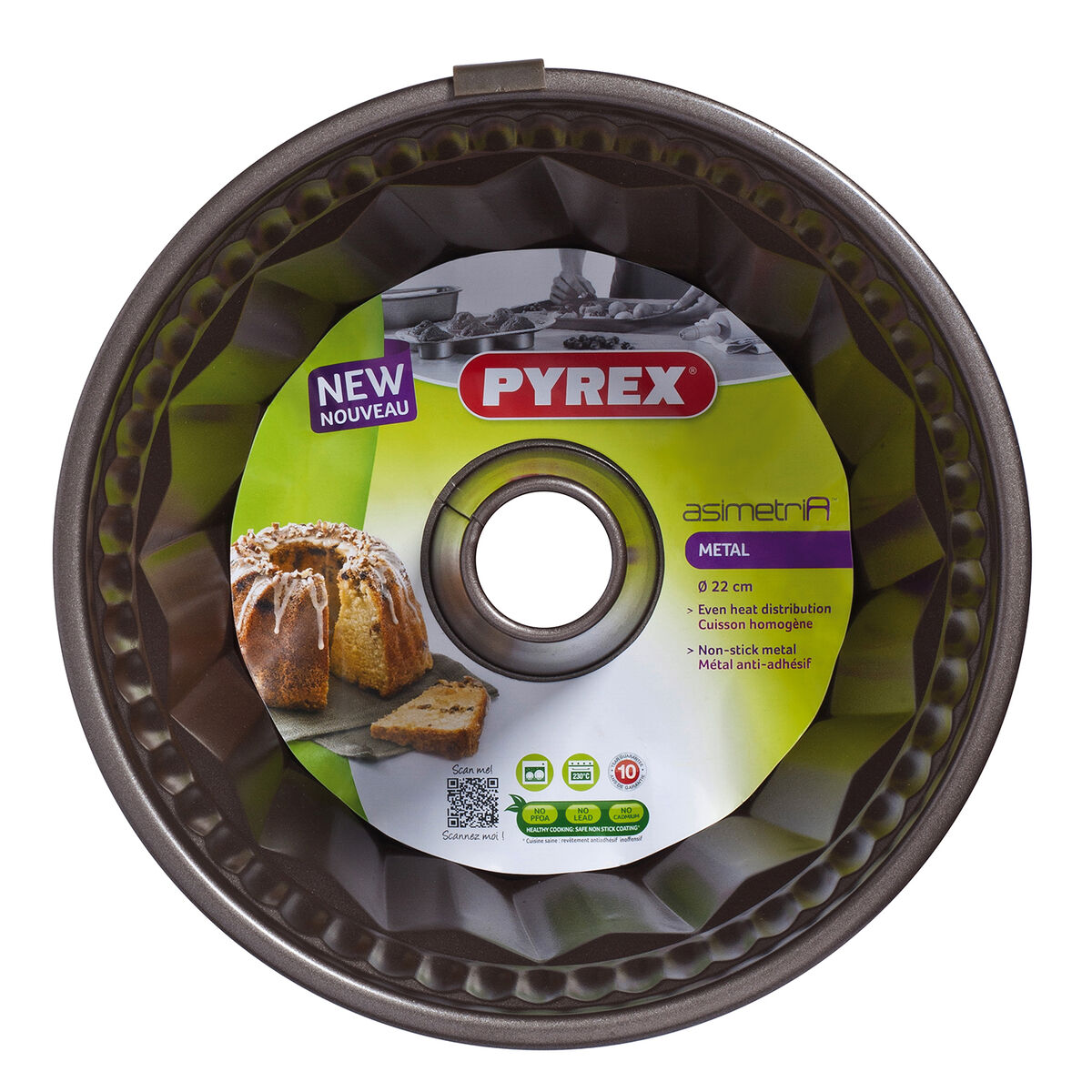 Formă pentru patiserie Pyrex Maro Metal Aluminiu