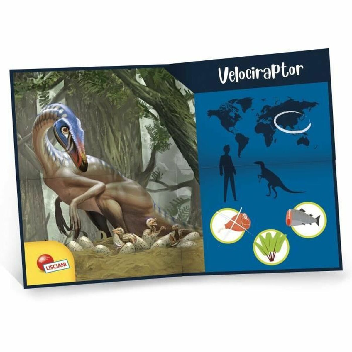 Joc Educativ Lisciani Giochi I'm GENIUS Super Kit Velociraptor Nuevo
