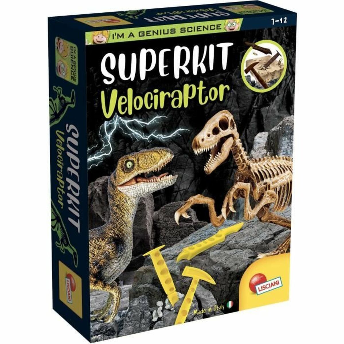 Joc Educativ Lisciani Giochi I'm GENIUS Super Kit Velociraptor Nuevo
