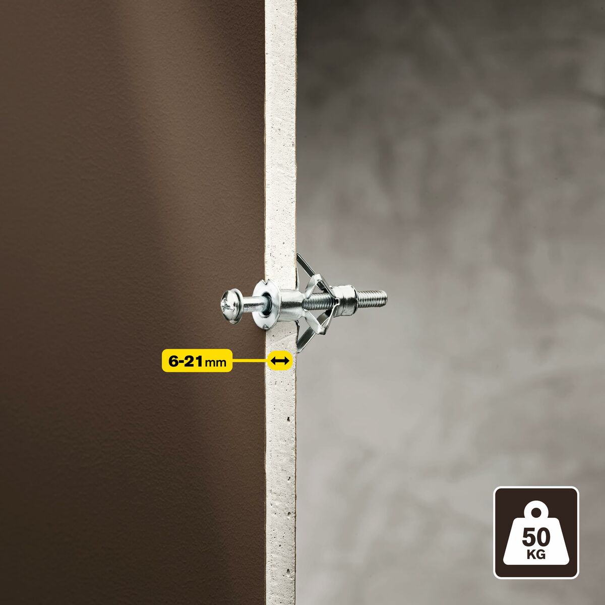 Dibluri și șuruburi Rapid 13 x 52 mm M6 x 63 mm Metal Expansiune 10 Unități