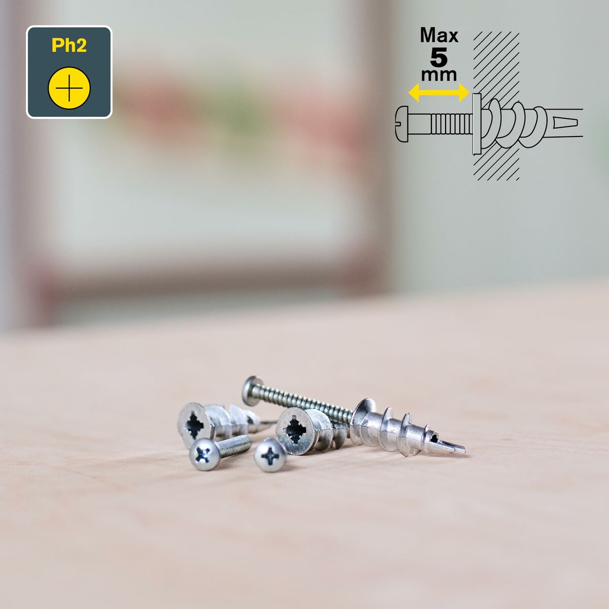 Șurub cu auto-filetare Rapid M13 x 31 mm 6 x 4 x 18 cm 10 Unități