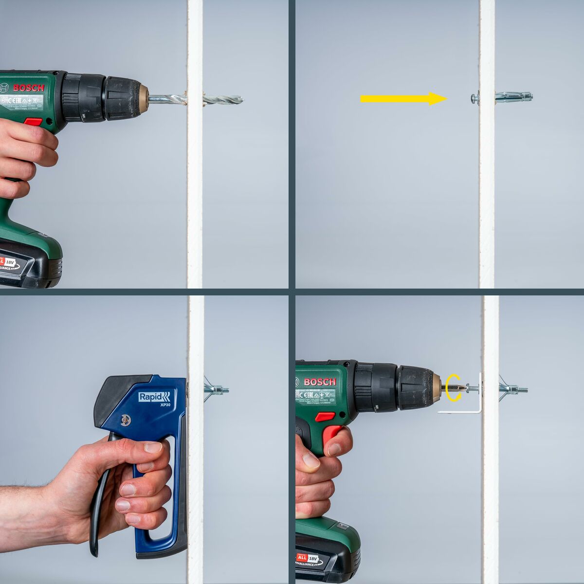 Dibluri și șuruburi Rapid Ø 13 x 65 mm M6 x 75 mm Metal Expansiune 10 Unități