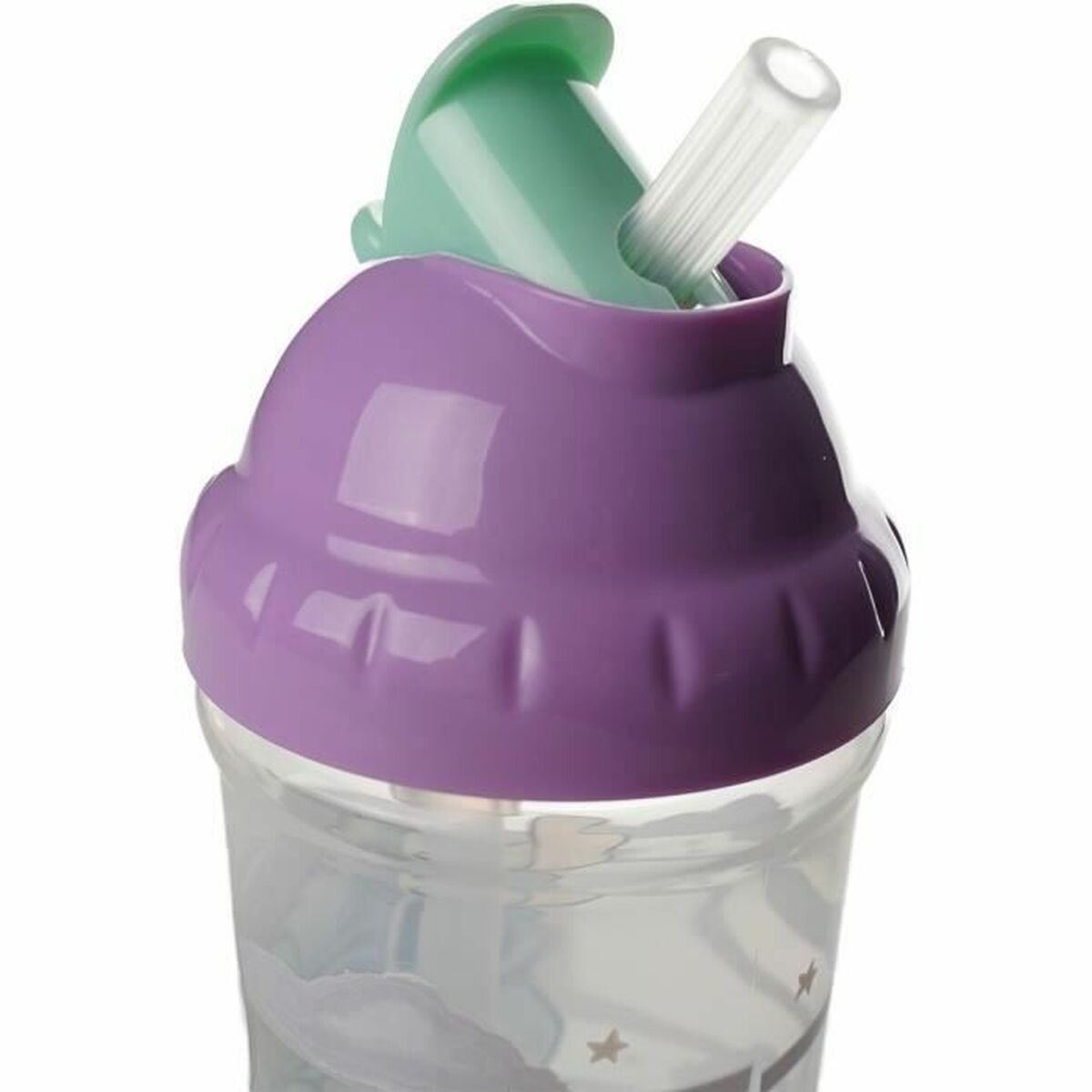 Paharul de învăţare ThermoBaby Albastru 295 ml