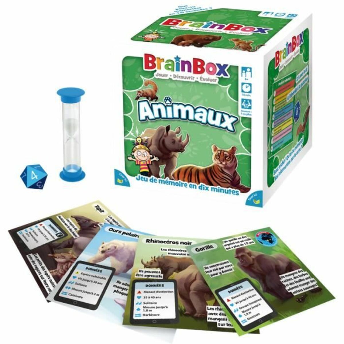 Joc Educativ Asmodee BrainBox - Animales